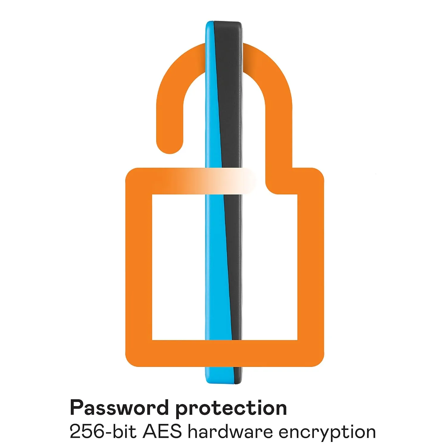 WD External USB Hard Disk My Passport 2TB (Sky Blue) view 6